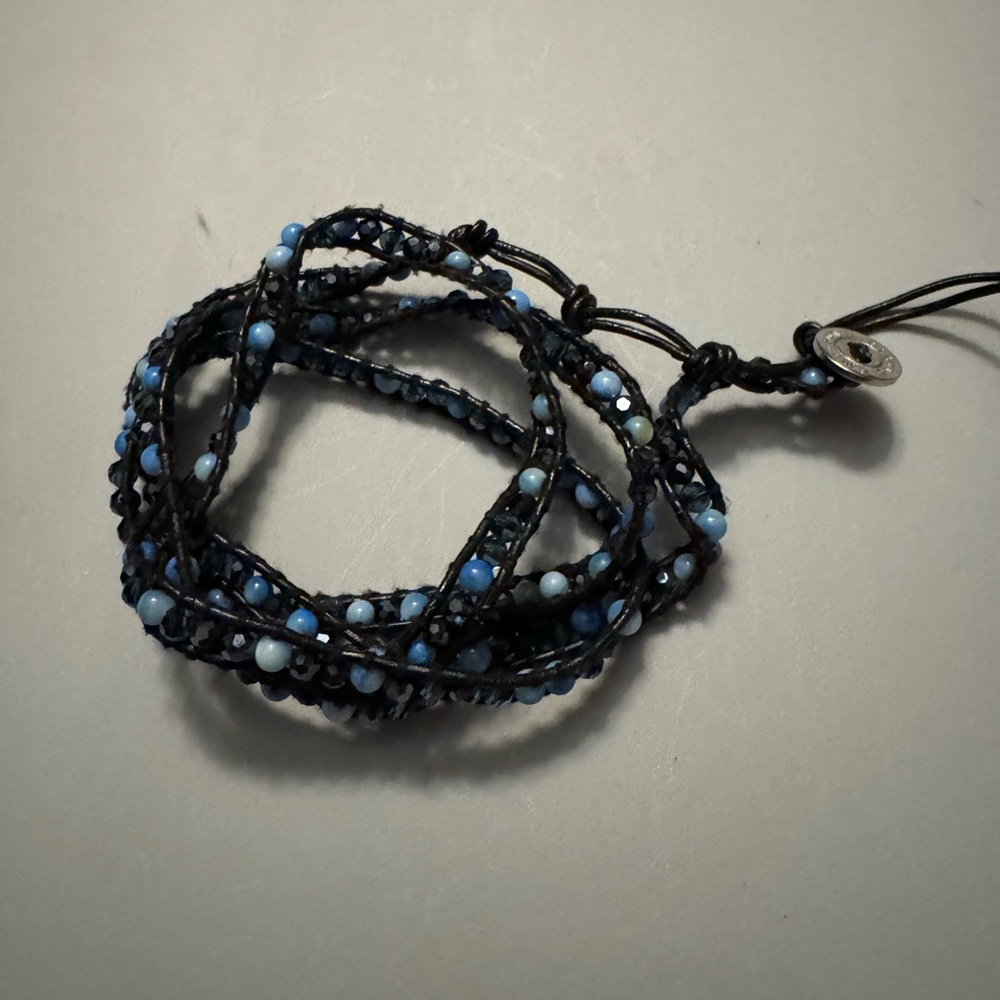 Victoria Emerson blue and black wrap bracelet - Picture 3 of 3